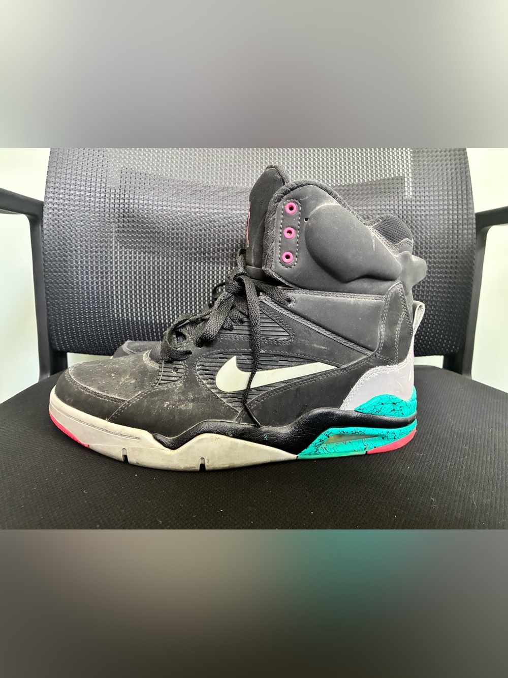 Nike Air Command Force San Antonio "Spurs" Fiesta Sneakers 2014 Sz 9
